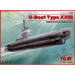 ICM S.004 1/144 U-Boat Type XXIII, WWII German Submarine