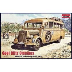 RODEN 721 1/72 Opel Blitz Omnibus Model W.39 Ludewig-Built, Late