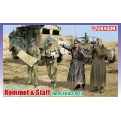 DRAGON 6723 1/35 Rommel & Staff North Africa 1942