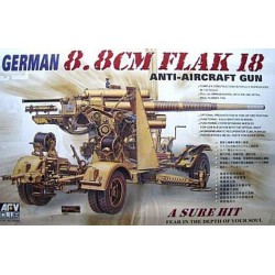 AFV CLUB AF35088 1/35 German 8.8 cm FLAK 18 Anti-Aircraft Gun