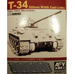 AFV CLUB AF35173 1/35 T-34 500mm Width Cast Links Type 1942 (Workable)