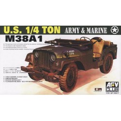 AFV CLUB AF35S17 1/35 U.S. 1:4 ton M38A1 Army & Marine