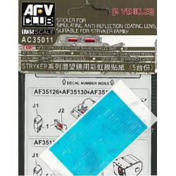 AFV CLUB AC35011 1/35 Sticker Anti Reflection Coating Lens for Stryker family