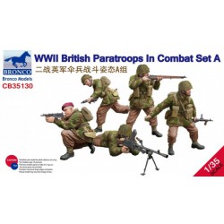BRONCO CB35130 1/35 WWII British Paratroops In Combat Set A