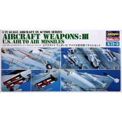 HASEGAWA 35003 1/72 Weapons Set III - US Air to Air Missiles