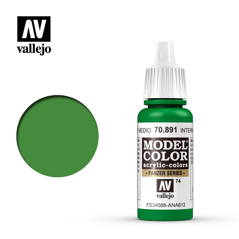 Peinture Vallejo Mecha Color : Vert Métallique - Metallic Green