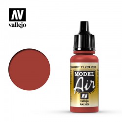 VALLEJO 71.269 Model Air Red Color 17 ml.