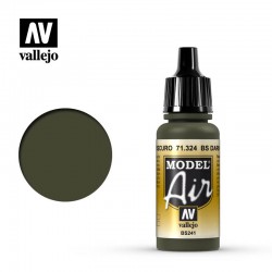 VALLEJO 71.324 Model Air BS Dark Green Color 17 ml.