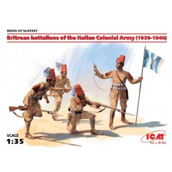 ICM 35567 1/35 Eritrean battalions of the Italian Army (1939-1940) 4 figures