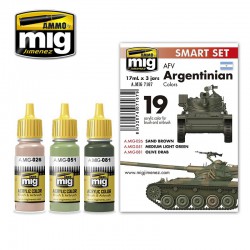 AMMO BY MIG A.MIG-7167 AFV Argentinian Colors 3x17ml