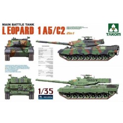 TAKOM 2004 1/35 Main Battle Tank Leopard 1 A5/C2 2 in 1