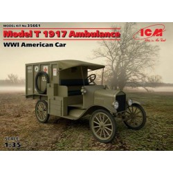 ICM 35661 1/35 Model T 1917 Ambulance WWI American Car
