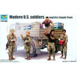 TRUMPETER 00429 1/35 Modern U.S. soldiers Logisitcs Supply Team