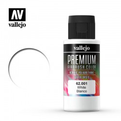 VALLEJO 62.001 Premium Color White Opaque 60 ml.