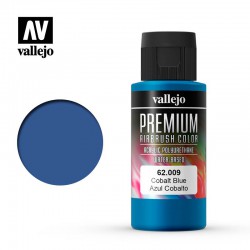VALLEJO 62.009 Premium Color Cobalt Blue Opaque 60 ml.