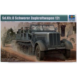 TRUMPETER 01583 1/35 German Sd.Kfz. 8 12 Ton heavy halftrack