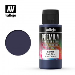 VALLEJO 62.011 Premium Color Dark Blue Opaque 60 ml.