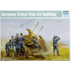 TRUMPETER 02347 1/35 German 37mm Flak 43 Zwilling