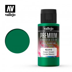 VALLEJO 62.013 Premium Color Basic Green Opaque 60 ml.