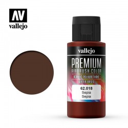 VALLEJO 62.018 Premium Color Sepia Opaque 60 ml.