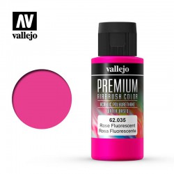 VALLEJO 62.035 Premium Color Rose Fluo Fluorescent 60 ml.