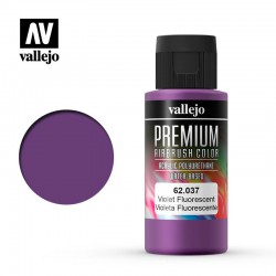 VALLEJO 62.037 Premium Color Violet Fluo Fluorescent 60 ml.