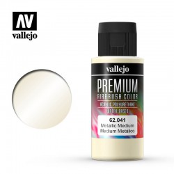 VALLEJO 62.041 Premium Color Metallic Medium Pearl & Metallics 60 ml.