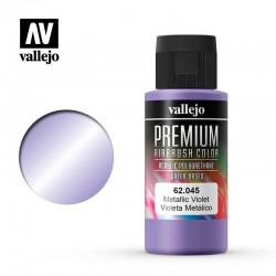 VALLEJO 62.045 Premium Color Metallic Violet Pearl & Metallics 60 ml.