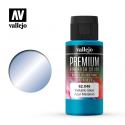 VALLEJO 62.046 Premium Color Metallic Blue Pearl & Metallics 60 ml.