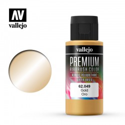 VALLEJO 62.049 Premium Color Gold Pearl & Metallics 60 ml.