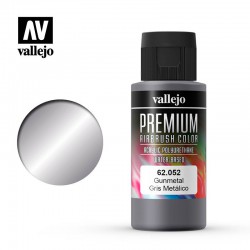 VALLEJO 62.052 Premium Color Gunmetal Pearl & Metallics 60 ml.