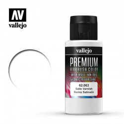 VALLEJO 62.063 Premium Color Satin Varnish Auxiliary 60 ml.