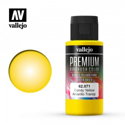 VALLEJO 62.071 Premium Color Candy Yellow Candy 60 ml.