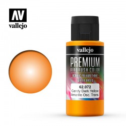 VALLEJO 62.072 Premium Color Candy Dark Yellow Candy 60 ml.