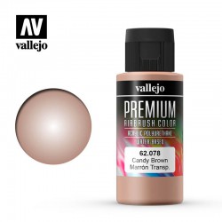 VALLEJO 62.078 Premium Color Candy Brown Candy 60 ml.