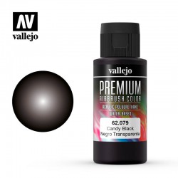 VALLEJO 62.079 Premium Color Candy Black Candy 60 ml.
