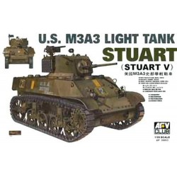 AFV CLUB AF35053 1/35 U.S. M3A3 Light Tank Stuart (Stuart V)