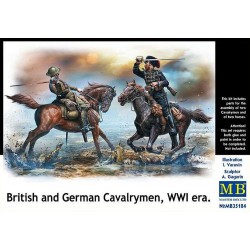 MASTERBOX MB35184 1/35 British and German cavalrymen,WWI era