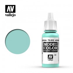 VALLEJO 70.832 Model Color 202 Verdigris Glaze Glaze 17 ml.