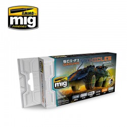 AMMO BY MIG A.MIG-7155 Sci-Fi Ground Vehicles Color Set 6x17ml