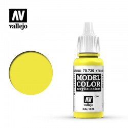 VALLEJO 70.730 Model Color 206 Yellow Fluo Fluorescent 17 ml.