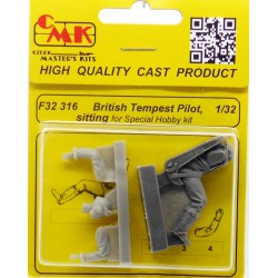 CMK F32316 1/32 British Tempest Pilot sitting, for Special Hobby kit