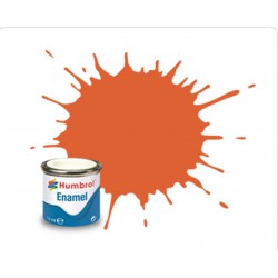 HUMBROL Enamel 82 Orange Mat Mat 14ml