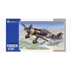 SPECIAL HOBBY SH48078 1/48 Fokker D.XXI 3. sarja "with Mercury engine"