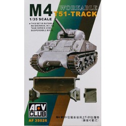 AFV CLUB AF35026 1/35 Workable M4 T51-Track (for M4 Sherman, M3 Lee)