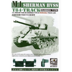 AFV CLUB AF35033 1/35 T84 Workable Track Link M4 Sherman HVSS (Rubber Type)