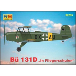 RS MODELS 92205 1/72 Bücker 131 D "In Fliegerschulen"