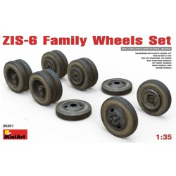 MINIART 35201 1/35 ZIS-6 Family Wheels Set