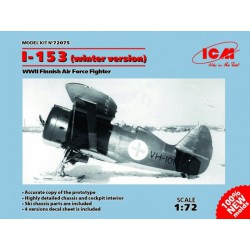 ICM 72075 1/72 I-153,WWII Finnish Air Force Fighter winter version
