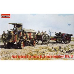 RODEN 713 1/72 FWD Model B 3 ton & BL 8-inch howitzer Mk.VI